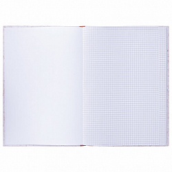 Книга учета 96 л., клетка, твердая, крафт, блок офсет, А4 200х290 мм, STAFF, 130215
