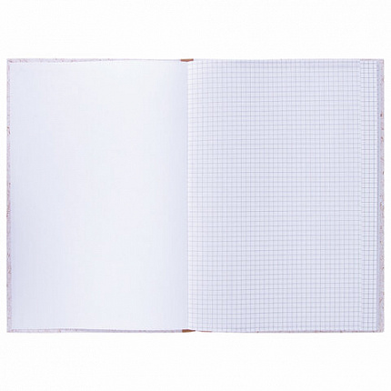 Книга учета 96 л., клетка, твердая, крафт, блок офсет, А4 (200х290 мм), STAFF, 130215