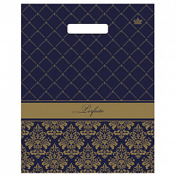 Пакет с вырубной ручкой, 37х30 см, "Перфекто Вензель", 90 мкм, н00153471