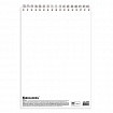 Блокнот БОЛЬШОЙ ФОРМАТ А4 200х290 мм, 80 л., гребень, картон, жесткая подложка, клетка, BRAUBERG, "Бизнес", 129804