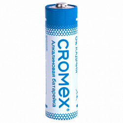 Батарейки алкалиновые "пальчиковые" КОМПЛЕКТ 2 шт., CROMEX (КРОМЕКС) Alkaline, АА (LR6, 15А), блистер, 457128