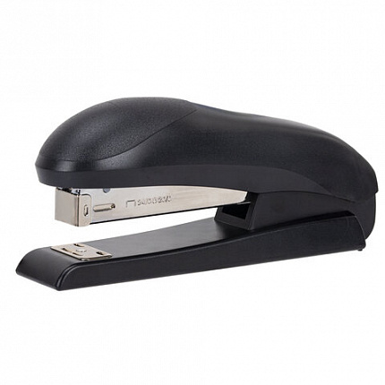 Степлер №24/6, №26/6 BRAUBERG "UNIVERSAL", до 30 листов, на 100 скоб, черный, 272716
