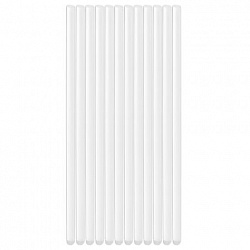 Клеевые стержни, диаметр 7 мм, длина 200 мм, прозрачные, комплект 12 шт., BRAUBERG, европодвес, 670292