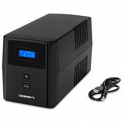 Источник бесперебойного питания IPPON Smart Power Pro II Euro 1600, 1600 ВА(960Вт),LCD, 4евророзетки, 1029742