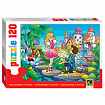 Пазл картонный 120 элементов, Любимые герои, АССОРТИ, поле 23х16,5 см, STEP PUZZLE
