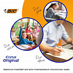 Ручки шариковые BIC "Cristal Original", НАБОР 10 шт., СИНИЕ, узел 1 мм, линия письма 0,32 мм, пакет, 830863