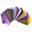 Пористая резина/фоамиран А4, 2 мм, НАБОР, 15 листов, 15 цветов, яркие цвета, блестки, ОСТРОВ СОКРОВИЩ, 665102