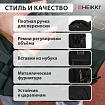 Рюкзак HEIKKI DESERTED (ХЕЙКИ) универсальный, 3 отделения, эргономичный, багажная лента, черный, 47х33х17 см, 273878