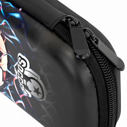 Пенал ЮНЛАНДИЯ, 1 отделение, 1 откидная планка, карман, EVA покрытие soft-touch, 22х10х5 см, "Soccer Club", 273186