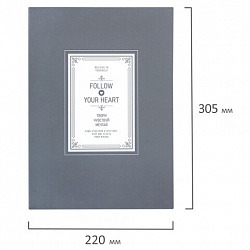 Тетрадь на кольцах БОЛЬШАЯ А4, 220х305 мм, 100 л., твердый картон, клетка, BRAUBERG, "Винтаж", 405410