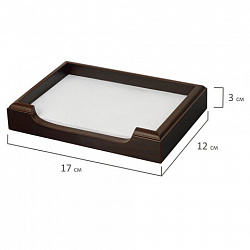 Набор подарочный настольный BESTAR "Ares" из дерева, 8 предметов, цвет "орех", 236356