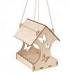 Конструктор-кормушка для птиц "Бабочки", сборная модель 24х21х18 см, фанера, BAMBOX (БАМБОКС), 666179