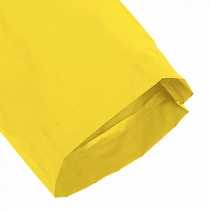Дождевик плащ на кнопках, EVA, многоразовый прочный, чехол в комплекте, универсальный размер, желтый, SHAMAANI (ШАМААНИ), 610934
