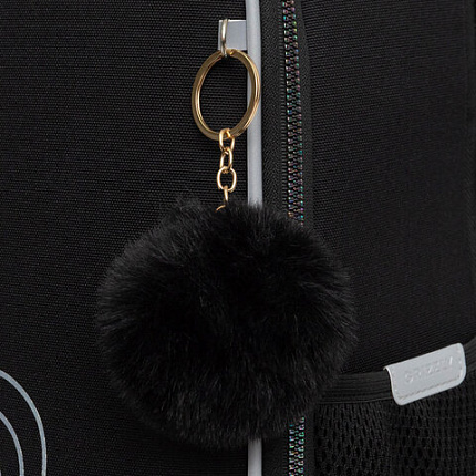 Ранец GRIZZLY анатомическая спинка, 2 отделения, для девочек, "INFINITY", 37х26х16 см, RAw-594-2/1