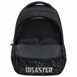 Рюкзак BRAUBERG CONCEPT универсальный, 2 отделения, светоотражающий принт, "Disaster", 45х30х18 см, 273848