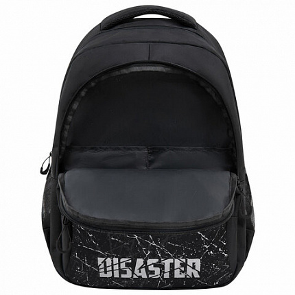 Рюкзак BRAUBERG CONCEPT универсальный, 2 отделения, светоотражающий принт, "Disaster", 45х30х18 см, 273848