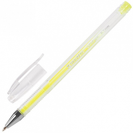 Ручки гелевые BRAUBERG "Jet", НАБОР 6 ЦВЕТОВ, узел 0,7 мм, линия письма 0,5 мм, 141037