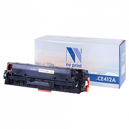 Картридж лазерный NV PRINT (NV-CE412A) для HP LJ M351a/375nw/451dn/475dn, желтый, ресурс 2600 страниц