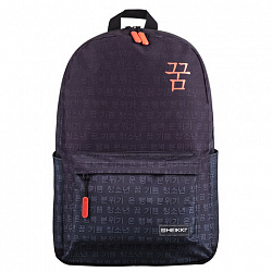 Рюкзак HEIKKI ENERGETIC (ХЕЙКИ) универсальный, эргономичный, "Korean", черный, 43х30х16 см, 272531