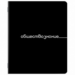Тетради предметные, КОМПЛЕКТ 12 ПРЕДМЕТОВ, 48 л., обложка картон, BRAUBERG "BLACK", 405164