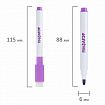 Маркеры стираемые 2 мм для белой доски и планера со стирателем НАБОР 8 ЦВЕТОВ, ПИФАГОР, 152566