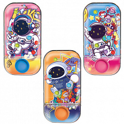 Водная игра КОСМОНАВТЫ, 11х6 см, мячики, ассорти, 3 вида, дисплей, JOLLY JOT (ДЖОЛЛИ ДЖОТ), 665996