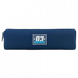 Пенал ЮНЛАНДИЯ ЮНИОР, 1 отделение, полиэстер, аппликация, "Winner", 20х6х4 см, 273800