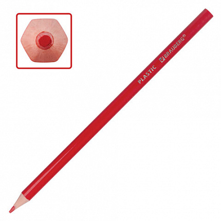 Карандаши цветные BRAUBERG PREMIUM, 12 цветов, пластиковые, шестигранные, грифель мягкий 3 мм, 181666