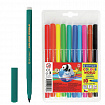 Фломастеры 10 ЦВЕТОВ CENTROPEN "Colour World", круглые, смываемые, 7550/10TP, 775501084