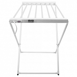 Сушилка для белья электрическая, напольная, раскладная, алюминиевая, нагрев 60 °С, LAIMA HOME, 700977