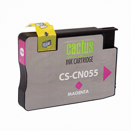 Картридж струйный CACTUS (CS-CN055) для HP OfficeJet 6100/6600/6700, пурпурный