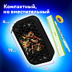 Пенал ЮНЛАНДИЯ, 2 отделения, ламинированный картон, конгрев, 19х11 см, "Fire moto", 273496