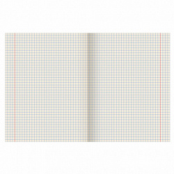 Тетрадь ЗЕЛЁНАЯ обложка 24 л., клетка с полями, офсет №2 ЭКОНОМ, "ПИФАГОР", 107125