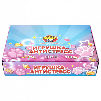 Игрушка-антистресс "ПРОЗРАЧНАЯ ЛАПКА", 7 см, дисплей, JOLLY JOT (ДЖОЛЛИ ДЖОТ), 665818