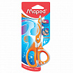Ножницы MAPED (Франция) "Zenoa Fit", 130 мм, прорезинные ручки, с цветной печатью, ассорти, 670110
