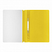 Скоросшиватель пластиковый STAFF, А4, 100/120 мкм, желтый, 225731