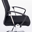 Кресло офисное BRABIX "Flight R EX-541", хром, ткань TW, сетка, черное, 532517