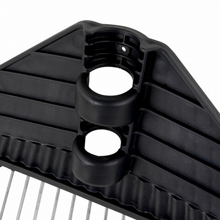 Грабли веерные проволочные, ширина 38 см, БЕЗ ЧЕРЕНКА, тулейка/черенок 25 мм, ГРАНДМАСТЕР, 700349