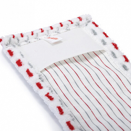 Швабра КОМПЛЕКТ черенок 75-130 см + флаундер 40 см + МОП микрофибра/абразив (ТИП К), PERKLIN (ПЕРКЛИН), 700980