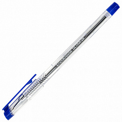 Ручка шариковая масляная ERICH KRAUSE "Ultra-20", СИНЯЯ, корпус прозрачный, узел 0,7 мм, линия письма 0,26 мм, 13875