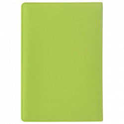 Обложка для паспорта, мягкий полиуретан, "PASSPORT", салатовая, STAFF, 237607