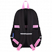 Рюкзак BRAUBERG PASTEL с термонашивками в комплекте, "Black kitty", черный, 40х29х14 см, 273128