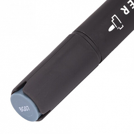 Маркер для скетчинга двусторонний 1 мм - 6 мм BRAUBERG ART CLASSIC, СЕРО-ГОЛУБОЙ 7 (BG07), 151877