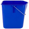 Ведро УНИВЕРСАЛЬНОЕ 25 л, СИНЕЕ, подходит для уборочных тележек, уборки, хранения, пластик, 609756, 25EC/6