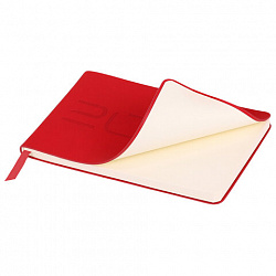 Еженедельник датированный 2026 МАЛЫЙ ФОРМАТ 105х160 мм, А6, BRAUBERG "Imprint", тиснение, красный, 117211