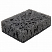 Губки для посуды 9,8х6,6х3 см, КОМПЛЕКТ 10 шт., SQUARE BLACK, КРУПНОПОРИСТЫЙ поролон с абразивным слоем, LAIMA, 608648