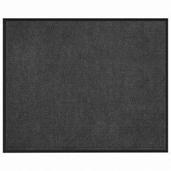 Коврик придверный 120х150 см, СЕРЫЙ, влаго-грязезащитный, 430 г/м2, ребристый, ЛЮБАША СТАНДАРТ, 701041