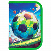 Пенал ПИФАГОР, 1 отделение, 1 откидная планка, полиэстер, 19х13 см, "Football match", 273476