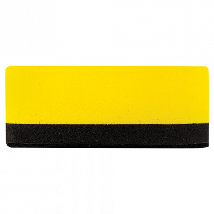 Стиратели магнитные для магнитно-маркерной доски ЮНЛАНДИЯ "Смайлик", 50 мм, КОМПЛЕКТ 4 ШТ., желтые, с рисунком, 237504