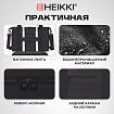 Сумка спортивная HEIKKI QUICK MOVE (ХЕЙКИ), карман на молнии, багажная лента, черная, 41х32х15 см, 273880